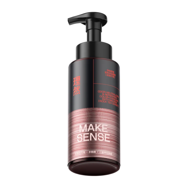 ODOR-NEUTRALIZING & REFRESHING COLOR-CHANGING BATH MOUSSE (ROCK TEA SUNSET) 400ml